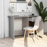 Skrivebord grå sonoma 100x50x76 cm konstruert tre