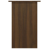 Skrivebord brun eik 90x50x74 cm konstruert tre