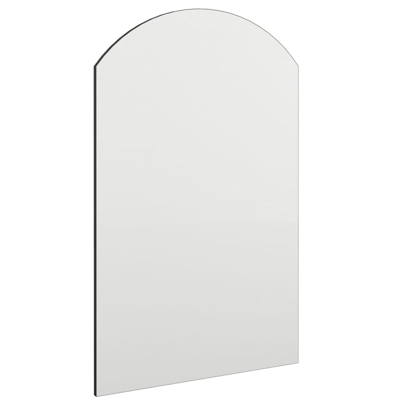 Speil med LED-lys 60x40 cm glass oval