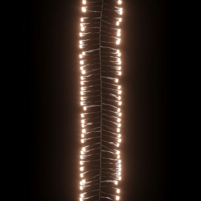 LED-strenglys med 1000 lysdioder varmhvit 11 m PVC