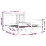 Sengeramme heltre 160x200 cm