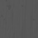 Uttrekkbar dagseng grå heltre furu 2x(90x200) cm