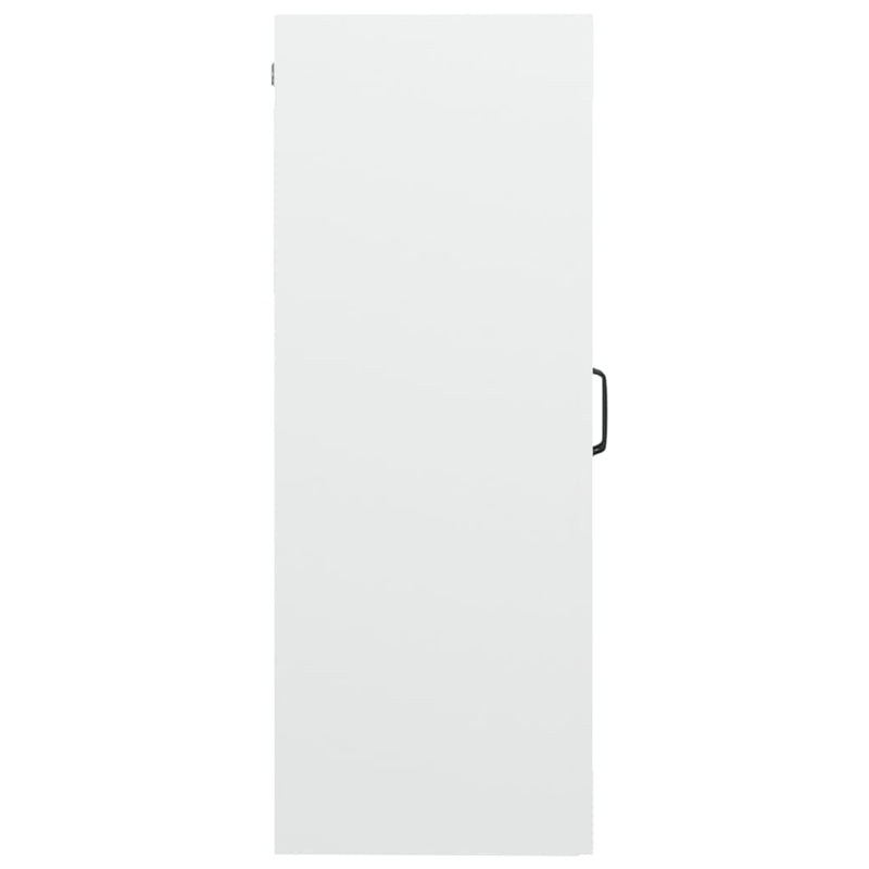 Hengende veggskap hvit 69,5x34x90 cm