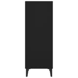 Skjenk svart 34,5x32,5x90 cm konstruert tre
