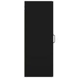 Hengende veggskap svart 34,5x34x90 cm