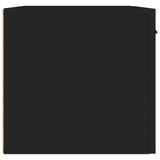Veggskap svart 60x36,5x35 cm konstruert tre
