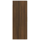 Hengende veggskap brun eik 69,5x34x90 cm