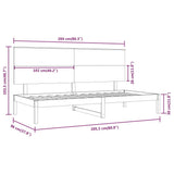 Dagseng honningbrun 90x200 cm heltre furu