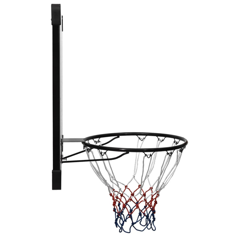 Basketballplate gjennomsiktig 106x69x3 cm polyeten