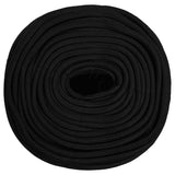 Arbeidstau svart 10 mm 250 m polyester