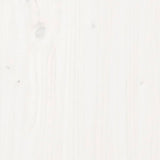 Skoskap hvit 110x38x45,5 cm heltre furu