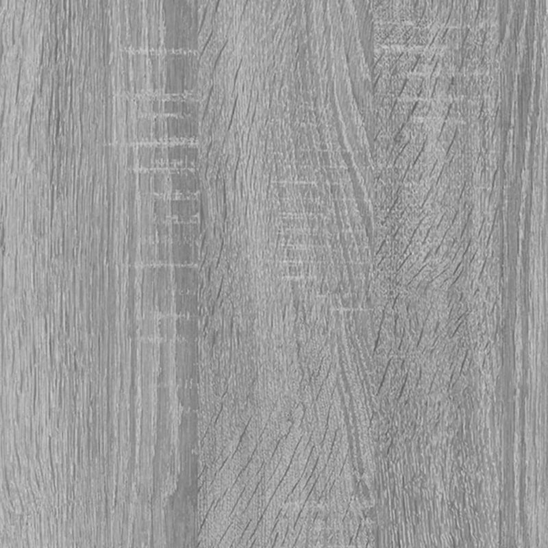 Bokhylle grå sonoma 40x33x70,5 cm konstruert tre og stål