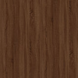 Salongbord brun eik 80x50x35 cm konstruert tre