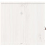 Veggskap hvit 80x30x30 cm heltre furu