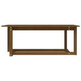 Salongbord honningbrun 110x55x45 cm heltre furu