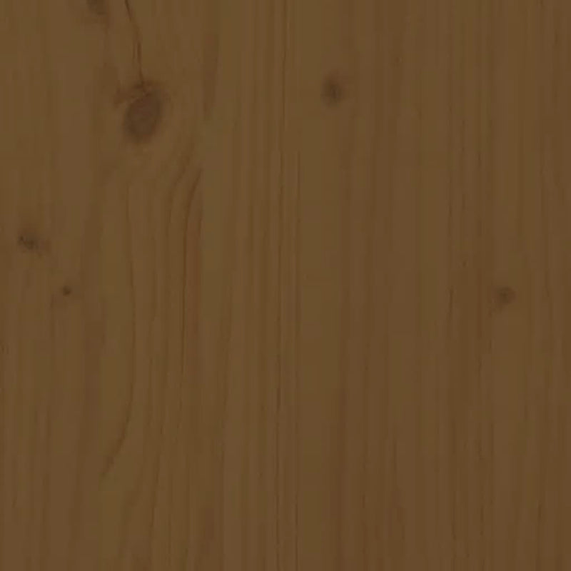 Konsollbord honningbrun 110x40x80 cm heltre furu