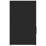 Nattbord svart 50x36x60 cm konstruert tre
