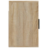 Veggmonterte nattbord 2 stk sonoma oak 50x30x47 cm