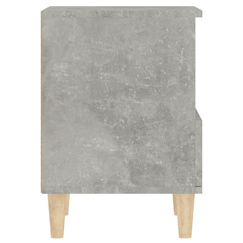 Nattbord betonggrå 40x35x50 cm