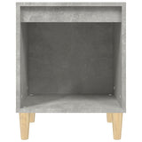 Nattbord 2 stk betonggrå 40x35x50 cm