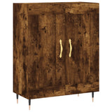 Highboard røkt eik 69,5x34x180 cm konstruert tre