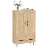 Highboard sonoma eik 69,5x31x115 cm konstruert tre