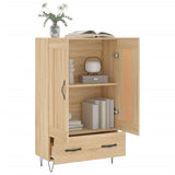 Highboard sonoma eik 69,5x31x115 cm konstruert tre