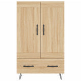 Highboard sonoma eik 69,5x31x115 cm konstruert tre