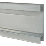 Hagegjerdestolper 30 stk sølv 200 cm galvanisert stål