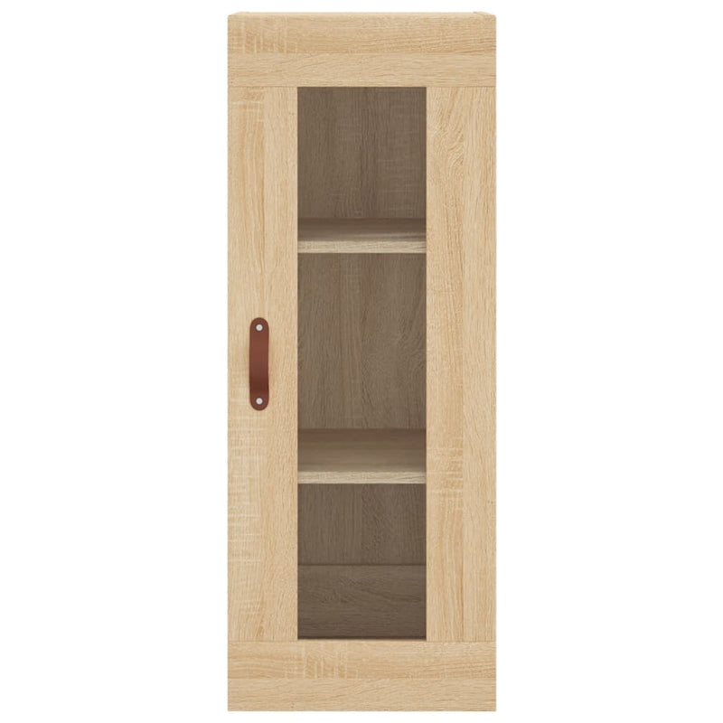 Highboard sonoma eik 34,5x34x180 cm konstruert tre