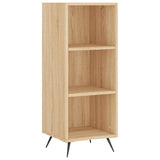 Highboard sonoma eik 34,5x34x180 cm konstruert tre