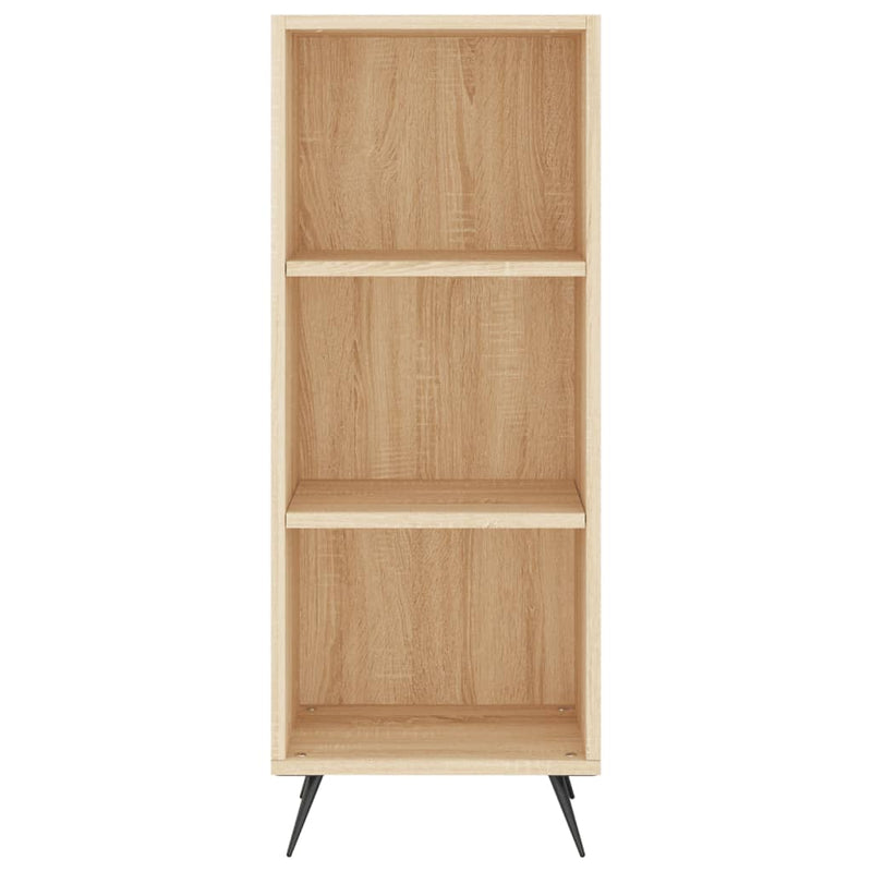 Highboard sonoma eik 34,5x34x180 cm konstruert tre