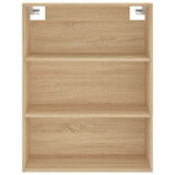 Highboard sonoma eik 69,5x34x180 cm konstruert tre