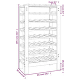 Vinstativ 61,5x30x107,5 cm heltre furu