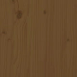 vidaXL Salongbord honningbrun 80x80x45 cm heltre furu