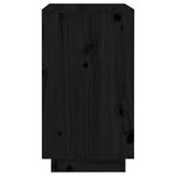 Vinhylle svart 55,5x34x61 cm heltre furu
