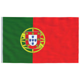 Portugisisk flagg og stang 6,23 m aluminium