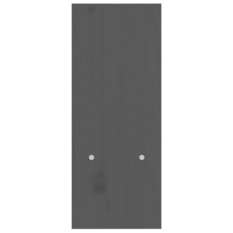 Monitorstativ grå (39-72)x17x43 cm heltre furu