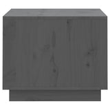 Salongbord grå 120x50x40,5 cm heltre furu