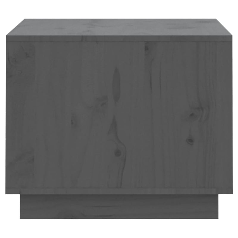 Salongbord grå 120x50x40,5 cm heltre furu