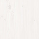 Salongbord hvit 80x55x40,5 cm heltre furu
