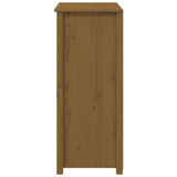 Highboard honningbrun 83x41,5x100 cm heltre furu