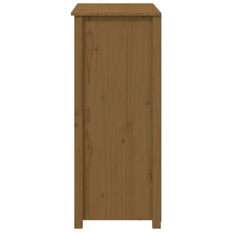 Highboard honningbrun 83x41,5x100 cm heltre furu