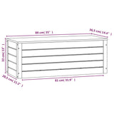 Putekasse honningbrun 89x36,5x33 cm heltre furu