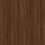 Salongbord brun eik 80x50x40 cm konstruert tre