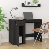 Skrivebord svart 100x49x75 cm konstruert tre