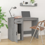 Skrivebord grå sonoma 100x49x75 cm konstruert tre