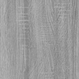 Salongbord grå sonoma 60x50x36,5 cm konstruert tre