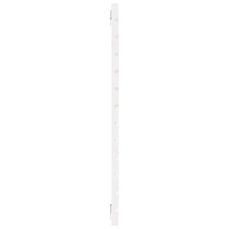 Veggmontert sengegavl hvit 141x3x91,5 cm heltre furu
