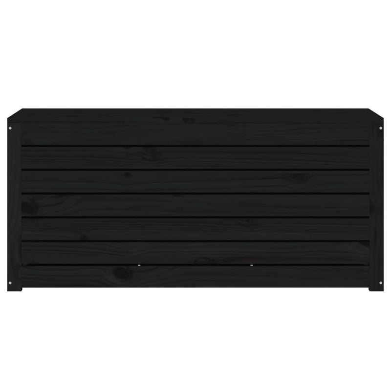 Hagekasse svart 101x50,5x46,5 cm heltre furu